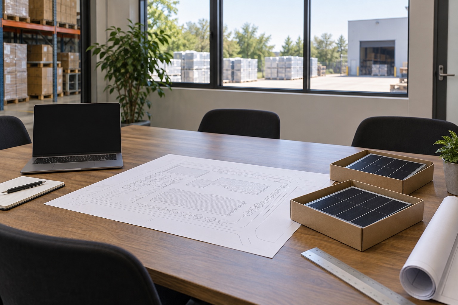 Editorial view of a generic multi-site collection planning desk
