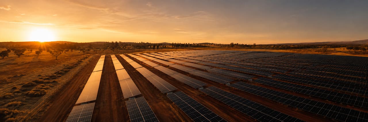 Solar panels back in service, illustrating second-life reuse of recovered modules