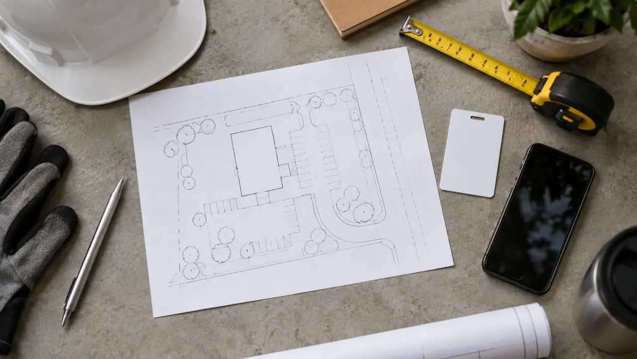 Illustrative site access planning materials